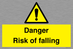 Danger Risk of falling